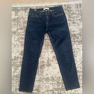 CALVIN KLEIN Ankle Skinny Dark Indigo Jeans - Size 8